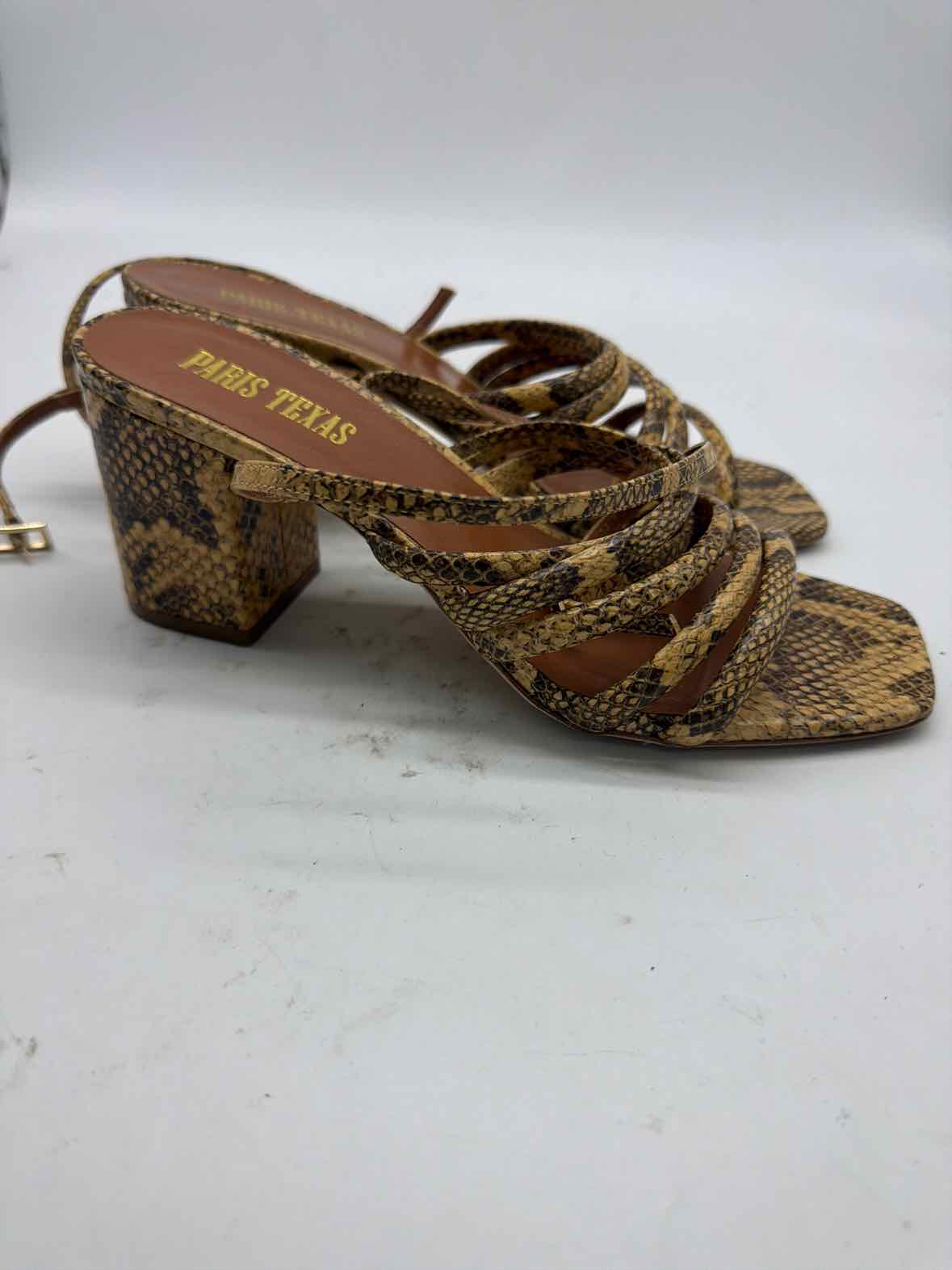 Pre-Owned Paris Texas Tan Size 7 Block Heel Heels | True Fashionistas.