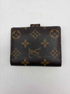 Pre-Owned Louis Vuitton Brown card case Card Case | True Fashionistas.