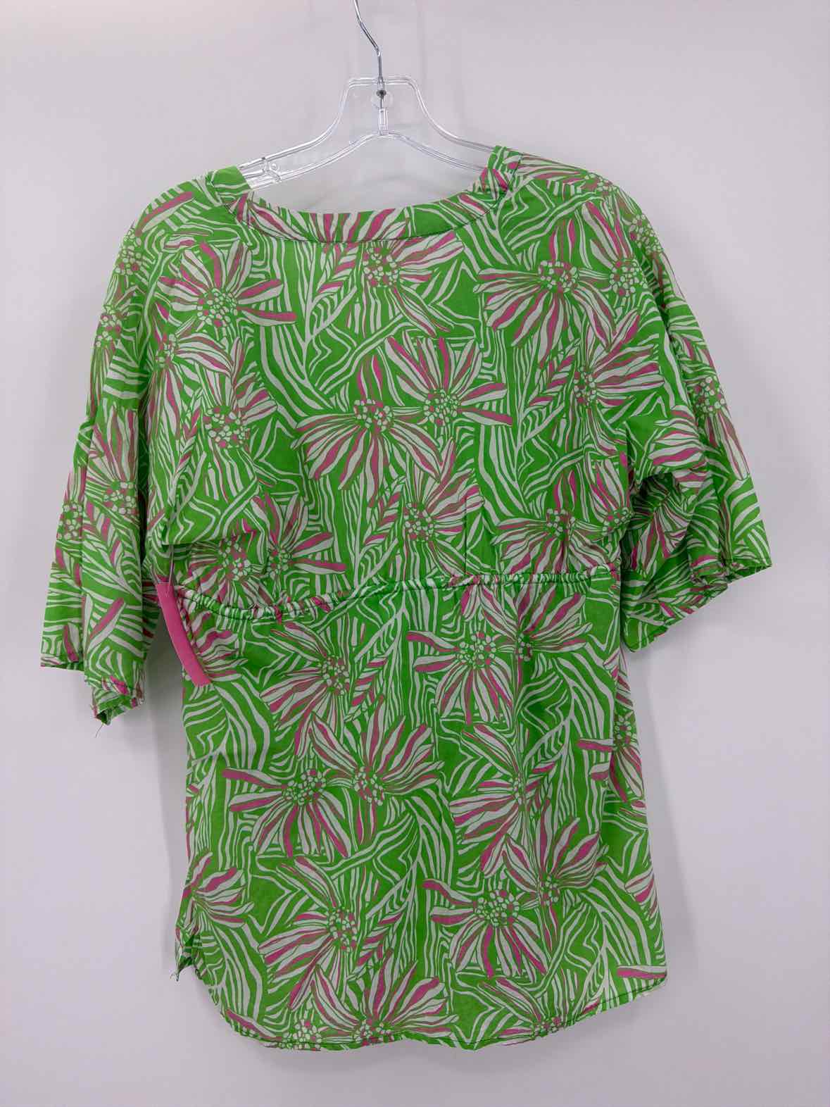 Pre-Owned Lilly Pulitzer Green Size Small Blouse | True Fashionistas.