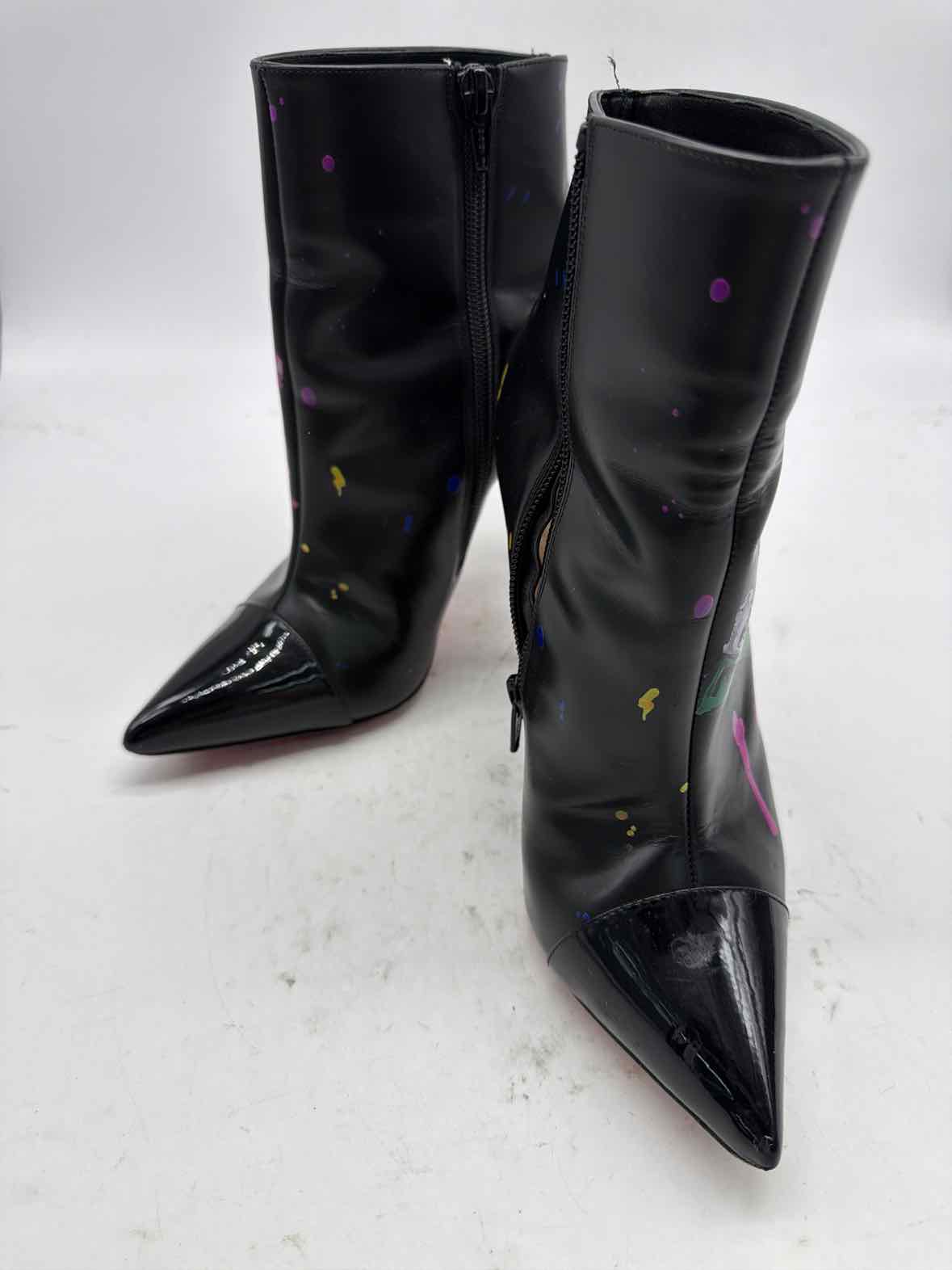 Pre-Owned Christian Louboutin Black Size 6.5 Ankle Boot Boots | True Fashionistas.
