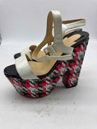 Pre-Owned Christian Louboutin White Size 36.5 Platform Heels | True Fashionistas.