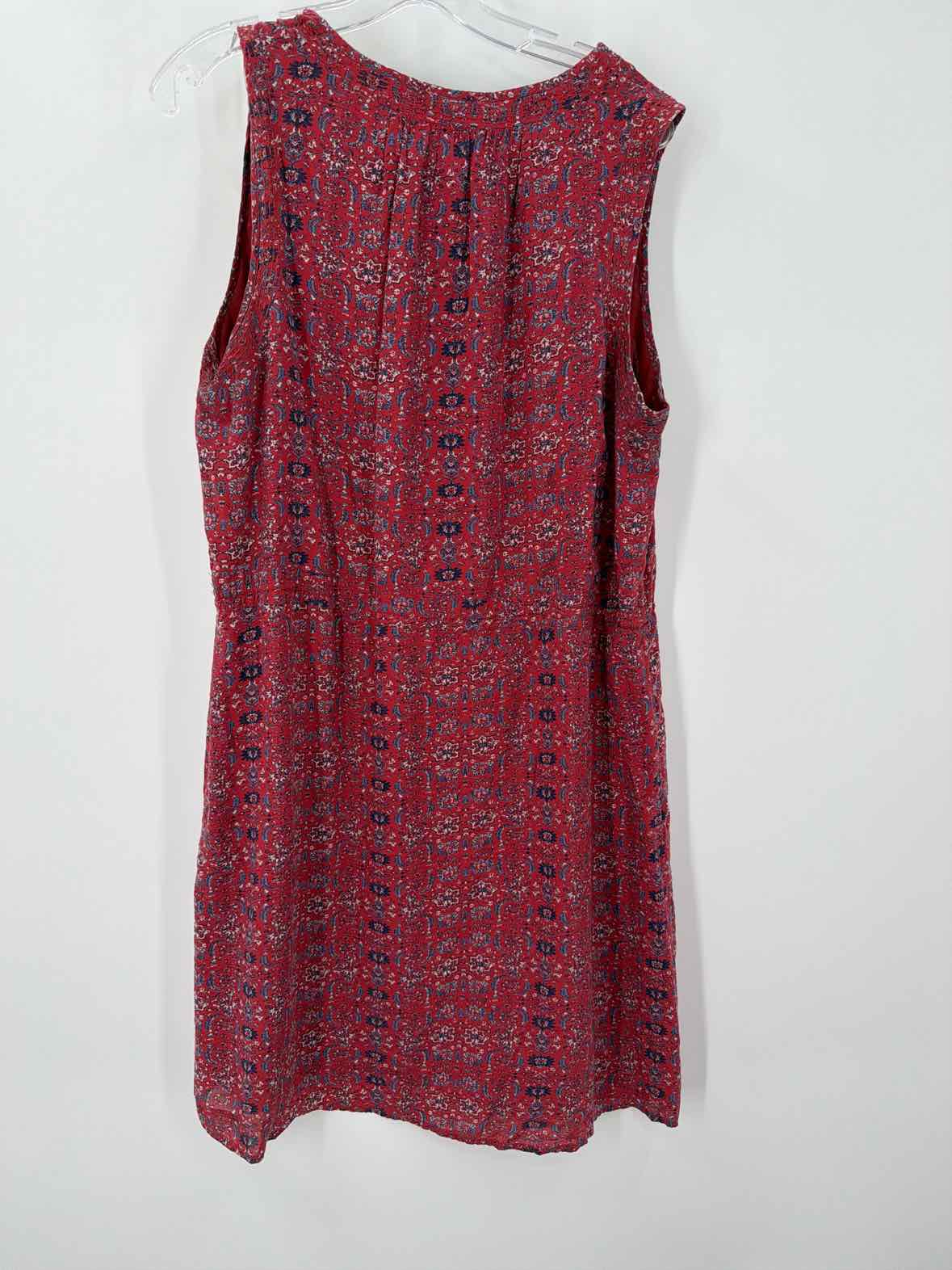 Pre-Owned Lucky Brand Red Size Large Short Sleeveless Dress | True Fashionistas.