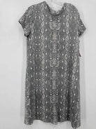 Pre-Owned J Mclaughlin Grey Size XL Short Short Sleeve Dress | True Fashionistas.