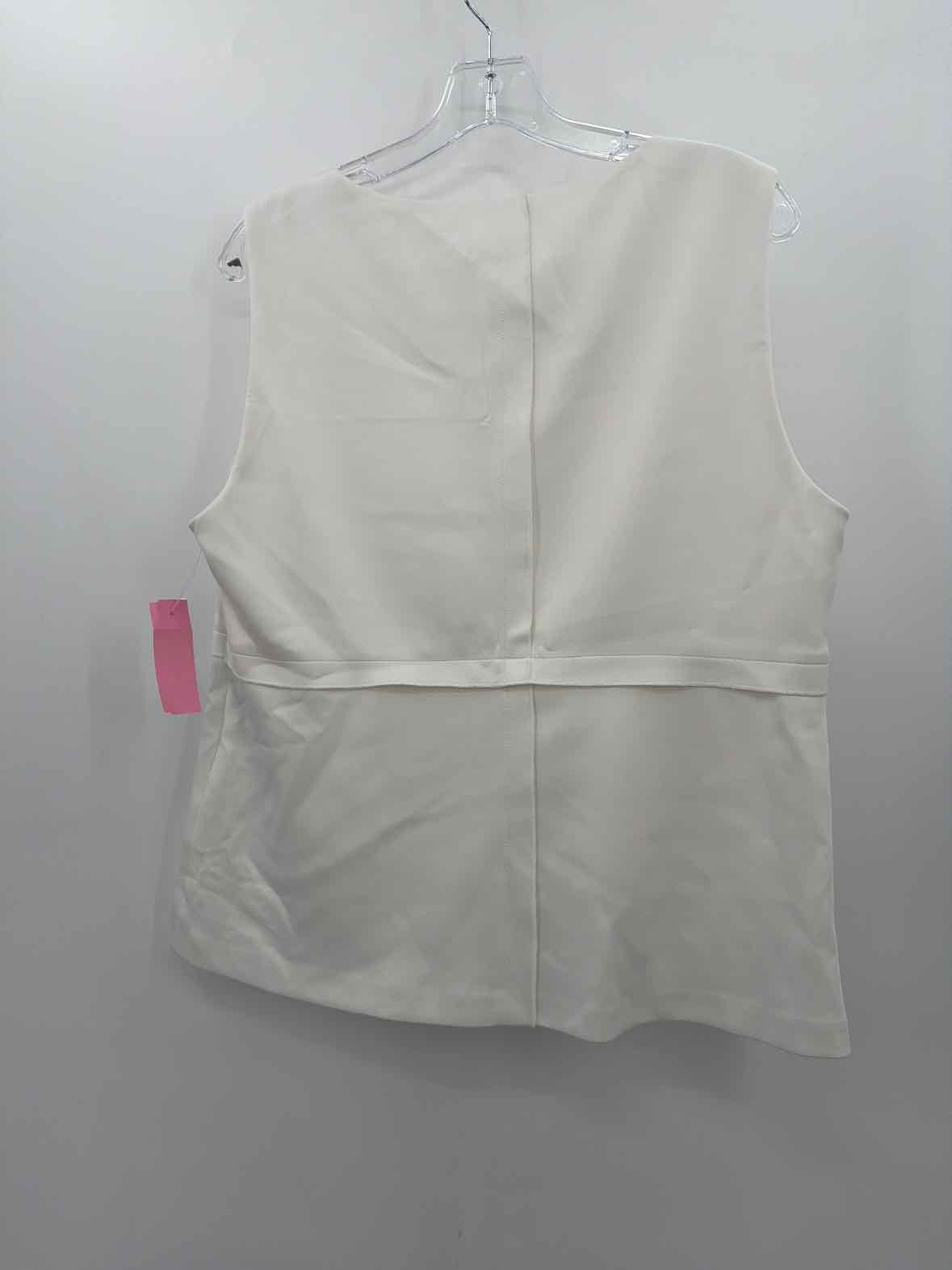 Calvin Klein White Size Large Blouse | True Fashionistas.