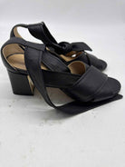 Pre-Owned Marion Parke Black Size 6.5 Strappy Heels | True Fashionistas.