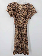 Pre-Owned Rebecca Taylor Tan Size XS Leopard Short Short Sleeve Dress | True Fashionistas.