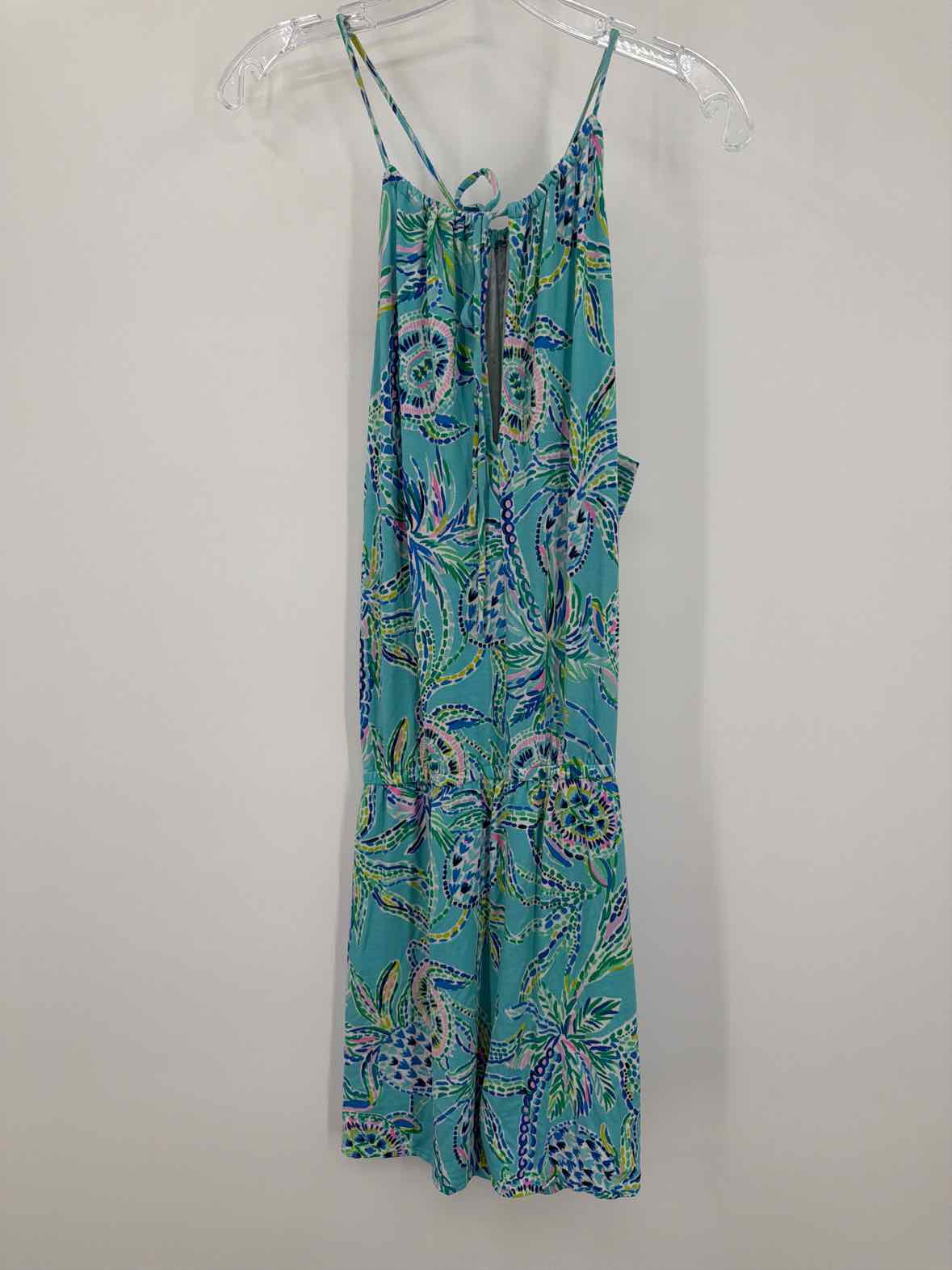 Pre-Owned Lilly Pulitzer Blue Size Medium Sleeveless Romper | True Fashionistas.