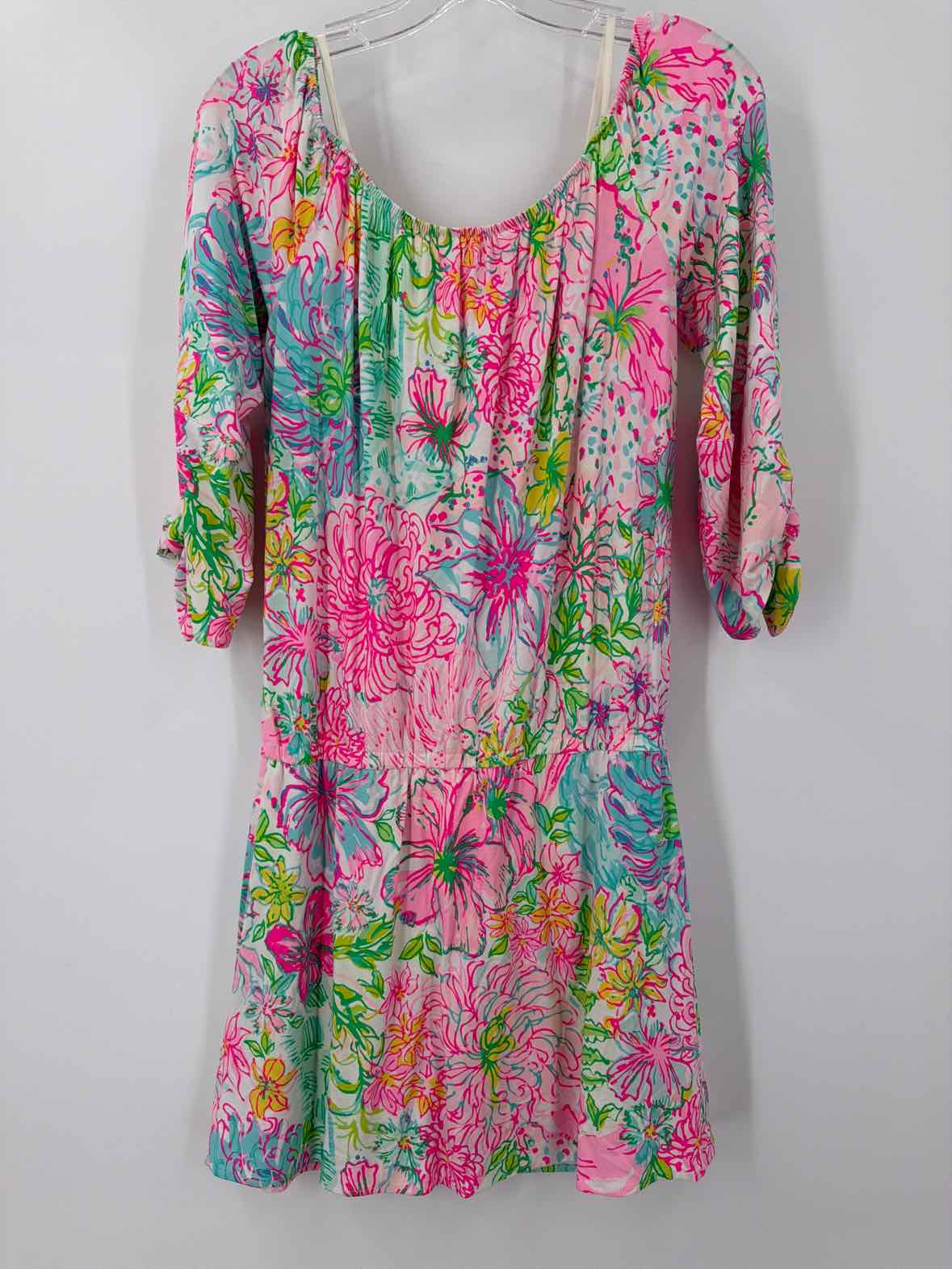 Pre-Owned Lilly Pulitzer Pink Size Small Long Sleeve Romper | True Fashionistas.