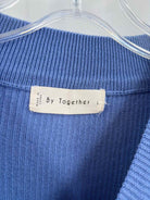 Pre-Owned By Together Blue Size Large Short Sleeve Sweater | True Fashionistas.