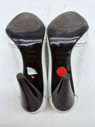Pre-Owned Zara White Size 9 Peep Toe Heels | True Fashionistas.