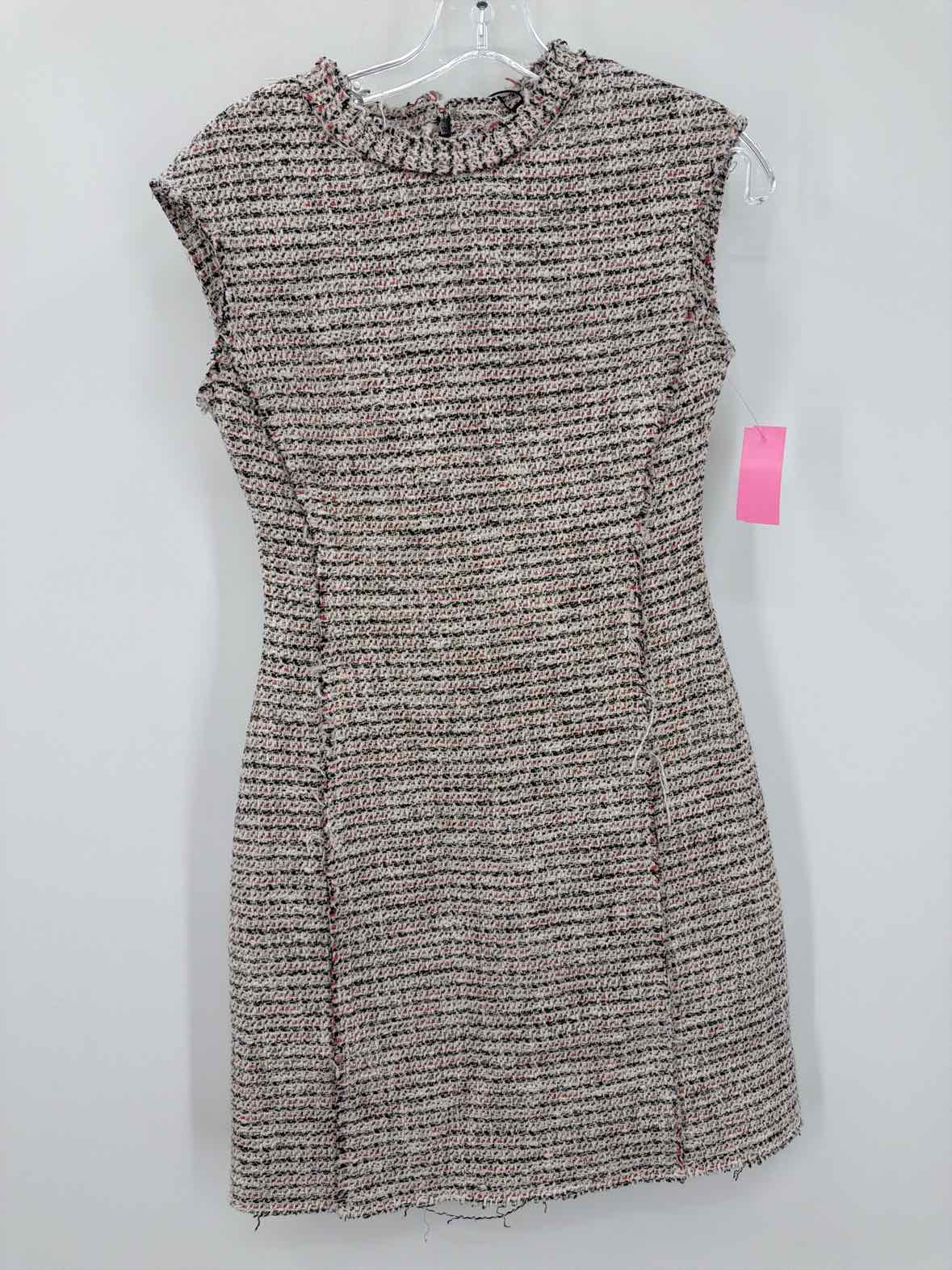 Pre-Owned Theory Tan Size 0 Boucle Short Sleeveless Dress | True Fashionistas.