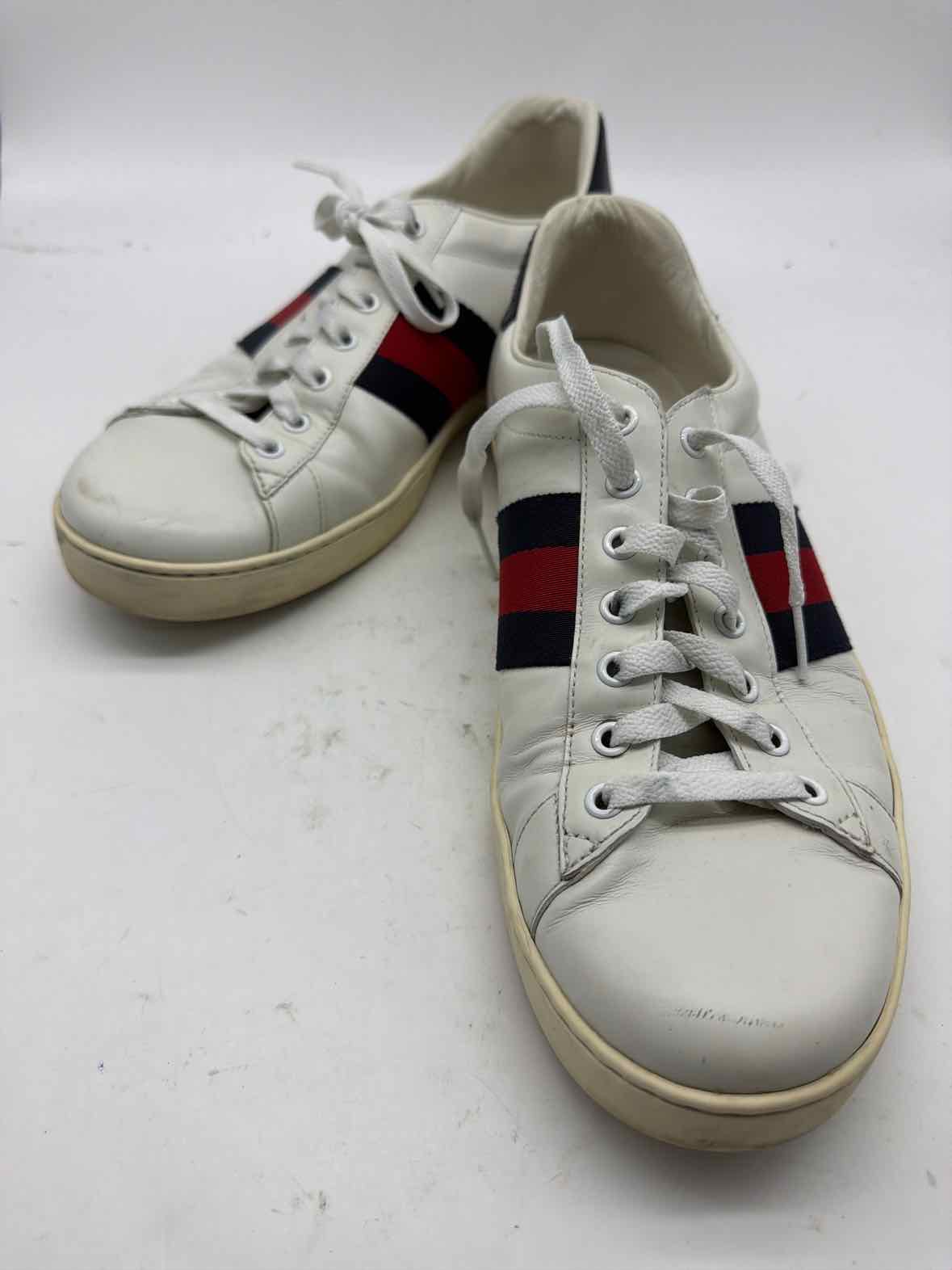 Pre-Owned Gucci White 11 Fashion Sneaker Men's Sneakers | True Fashionistas.
