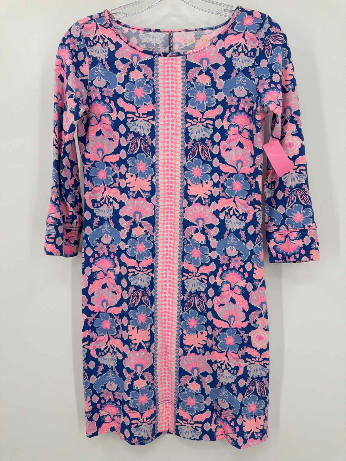 Pre-Owned Lilly Pulitzer Blue Size XXS Short Long Sleeve Dress | True Fashionistas.