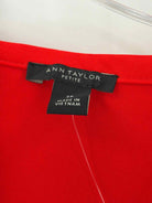 Pre-Owned Ann Taylor Red Size Small Blouse | True Fashionistas.