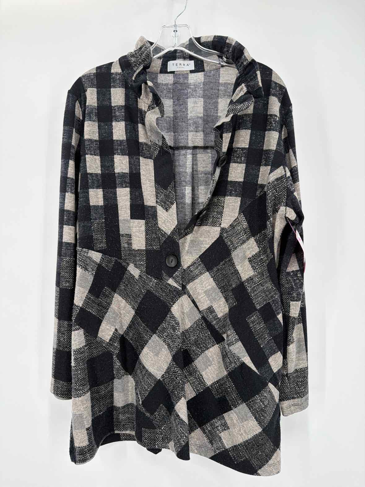 Pre-Owned Terra Black Size XL Blouse | True Fashionistas.