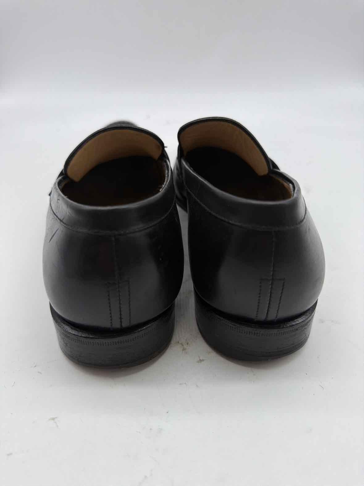 Pre-Owned Salvatore Ferragamo Black 7 Slip On Men's Dress Shoes | True Fashionistas.