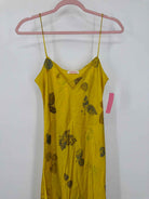 Pre-Owned Alejandra Alonso Rojas Yellow Size Large Long Sleeveless Dress | True Fashionistas.