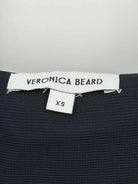 Pre-Owned Veronica Beard Navy Size XS Stripe Short Sleeveless Dress | True Fashionistas.