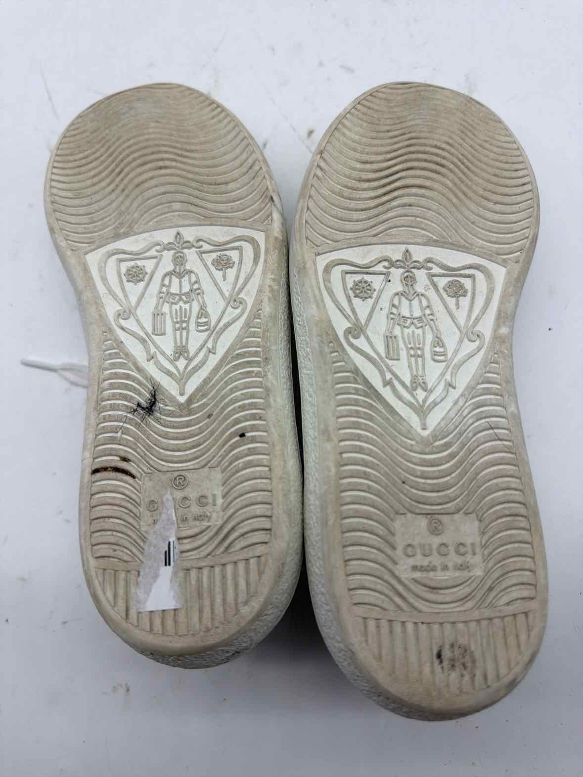 Pre-Owned Gucci White Size 4.5 Fashion Sneaker Athletic Shoes | True Fashionistas.