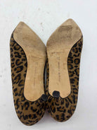 Pre-Owned Manolo Blahnik Brown Size 5 Leopard Pump Heels | True Fashionistas.