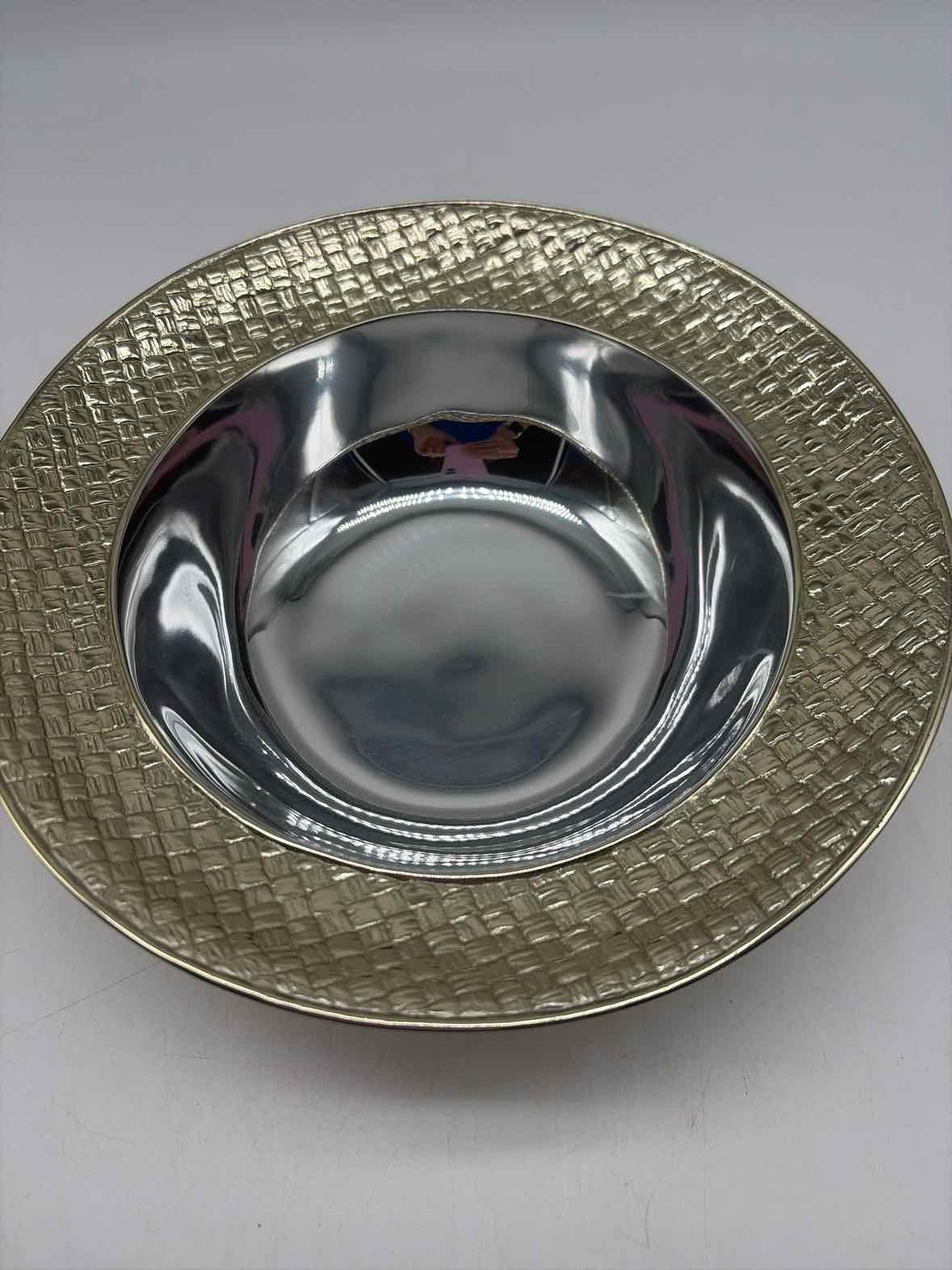 Beatriz Ball Silver& Gold Metal Cereal Bowl | True Fashionistas.