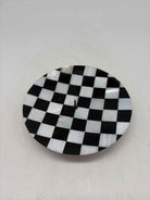 Black & White Check Candle Holder | True Fashionistas.