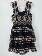 Pre-Owned Bronx & Banco Black Size XL Cocktail Short Evening Gown | True Fashionistas.