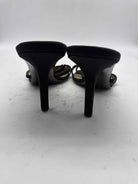 Pre-Owned Chanel Black Size 9.5 Mule Heels | True Fashionistas.