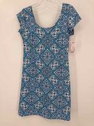 Pre-Owned Kaeli Smith Blue Size Small Short Short Sleeve Dress | True Fashionistas.