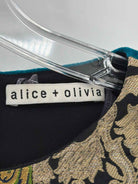 Pre-Owned Alice + Olivia Black Size 4 Short Short Sleeve Dress | True Fashionistas.
