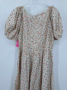 Pre-Owned Doen Ivory Size Medium Long Short Sleeve Dress | True Fashionistas.