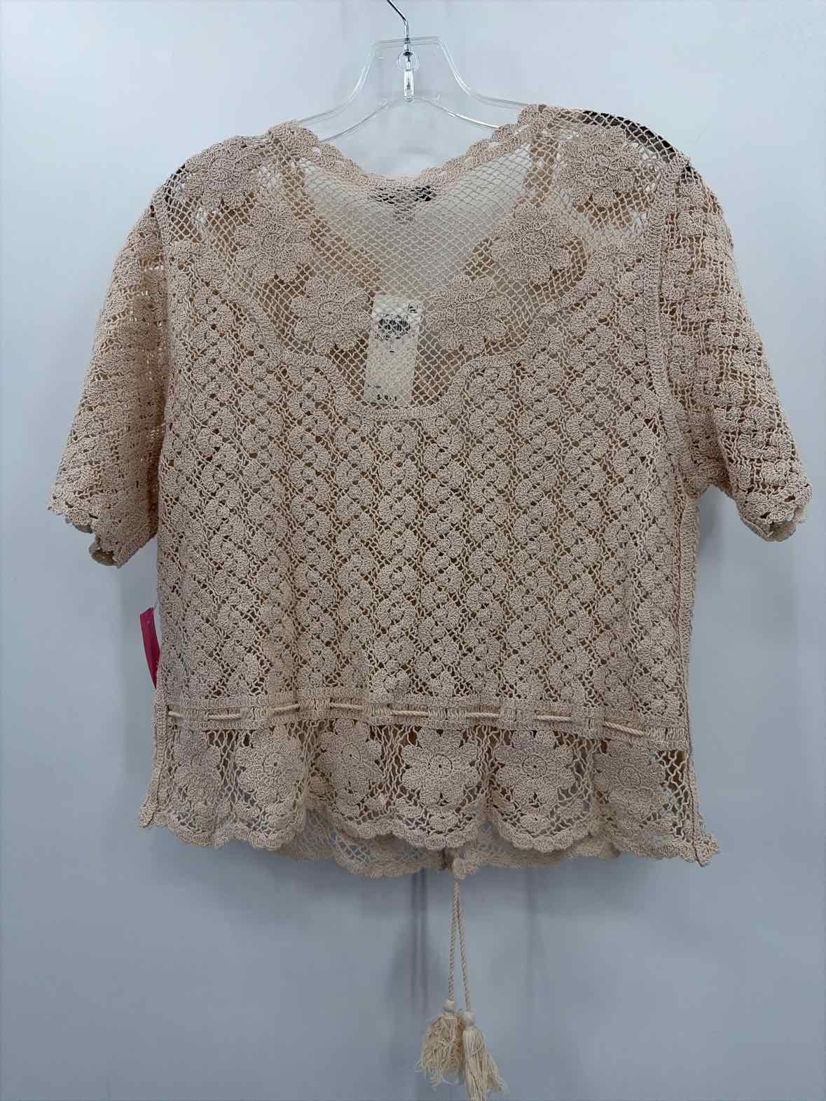 And Now This Tan Size Large Blouse | True Fashionistas.