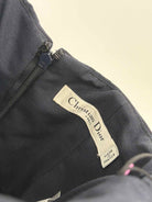 Pre-Owned Christian Dior Navy Size 4 Tulle Cocktail Midi Evening Gown | True Fashionistas.