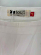 Pre-Owned Loup White Size 40 Short Short Sleeve Dress | True Fashionistas.