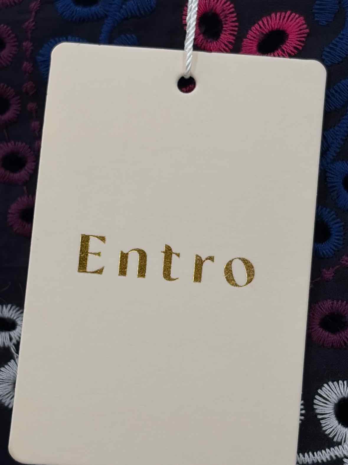 Entro Black Size Small Eyelet Short Long Sleeve Dress | True Fashionistas.