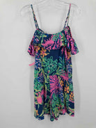 Pre-Owned Lilly Pulitzer Blue Size XS Sleeveless Romper | True Fashionistas.