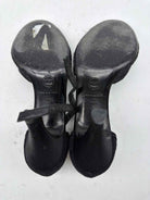 Pre-Owned Chanel Black Size 6 Ankle Strap Heels | True Fashionistas.