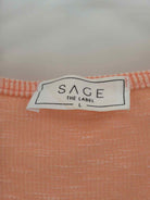 Pre-Owned Sage Orange Size Large Short Sleeveless Dress | True Fashionistas.