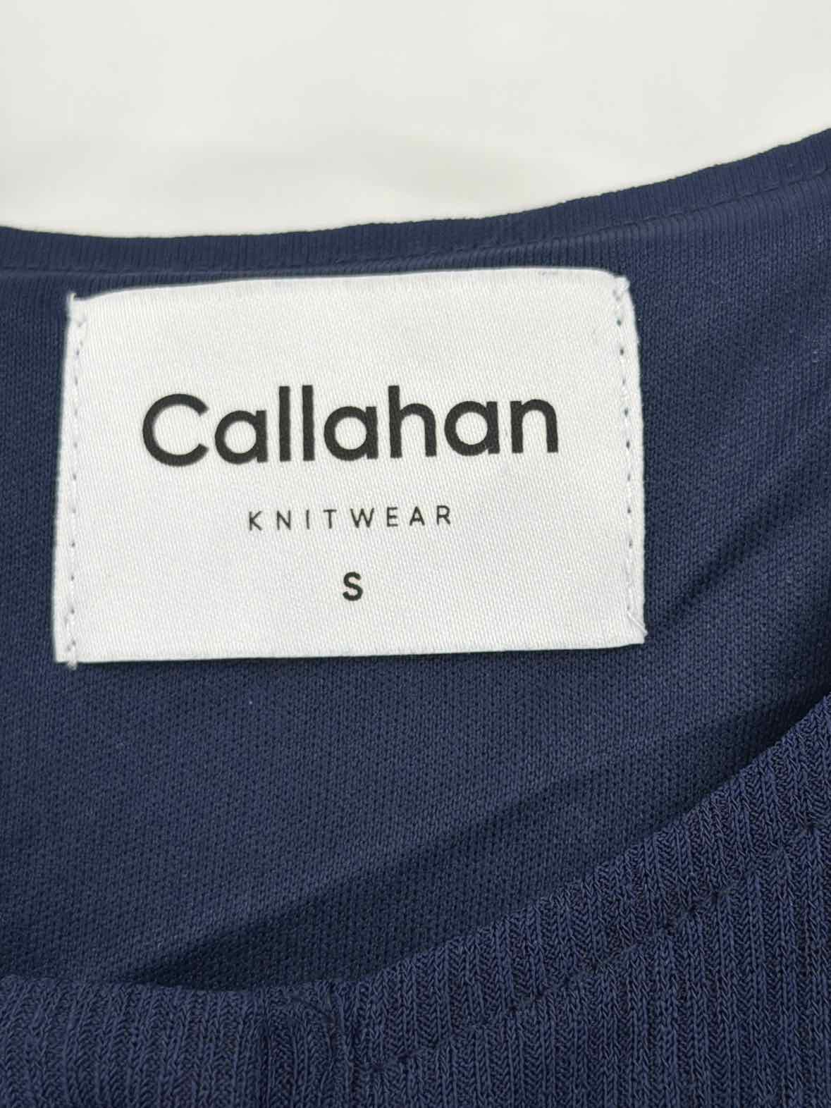 Pre-Owned Callahan Navy Size Small Long Sleeveless Dress | True Fashionistas.