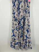 Pre-Owned Misa Blue Size XS Long Short Sleeve Dress | True Fashionistas.