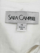 Pre-Owned Sara Campbell White Size XS Tunic Blouse | True Fashionistas.