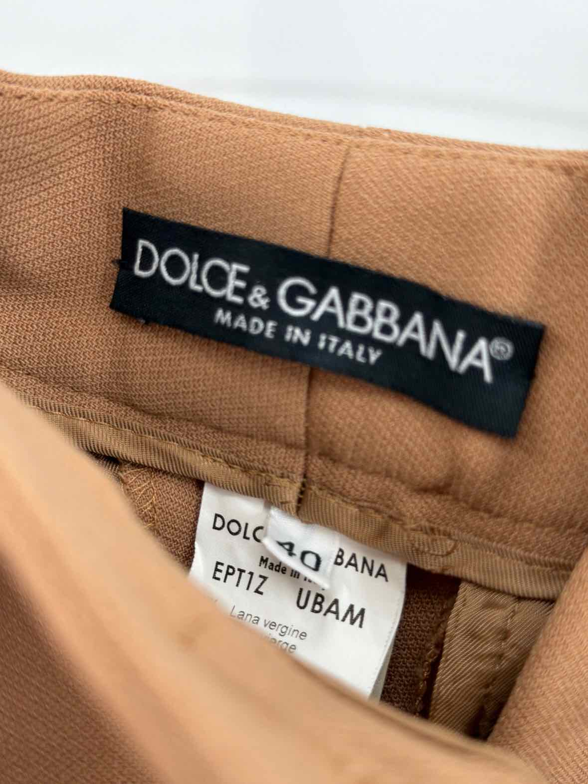 Pre-Owned Dolce & Gabbana Tan Size 40/6 Dress Pants | True Fashionistas.