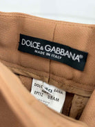 Pre-Owned Dolce & Gabbana Tan Size 40/6 Dress Pants | True Fashionistas.