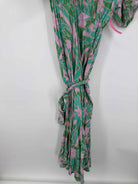 Pre-Owned Soler Green Size S/M Long Short Sleeve Dress | True Fashionistas.