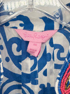 Pre-Owned Lilly Pulitzer Blue Size XS Tunic Blouse | True Fashionistas.