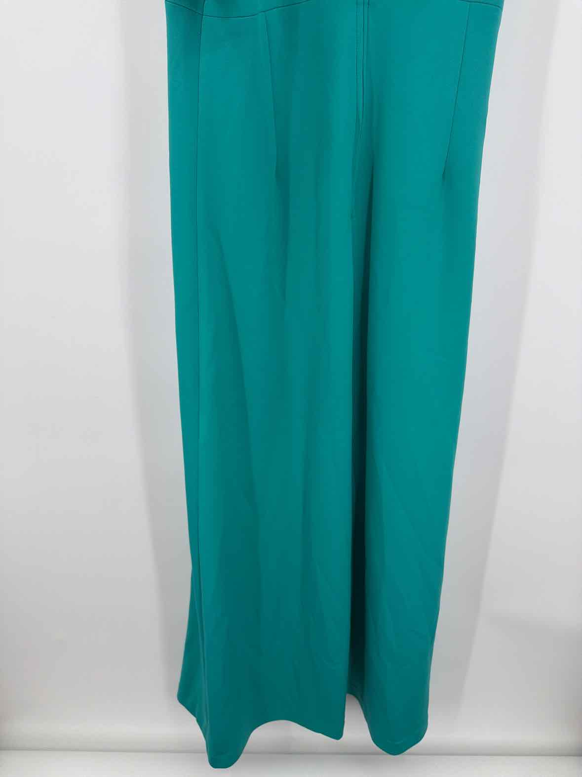 Pre-Owned Belle Badgley Mischka Blue Size 10 Long Sleeveless Dress | True Fashionistas.