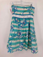Pre-Owned Lilly Pulitzer Blue Size 4 Short Strapless Dress | True Fashionistas.