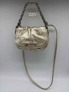 Pre-Owned B Makowsky Gold Crossbody | True Fashionistas.