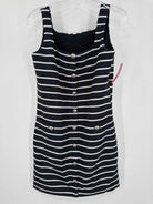 Pre-Owned Veronica Beard Navy Size XS Stripe Short Sleeveless Dress | True Fashionistas.