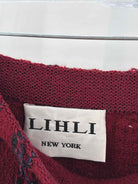Pre-Owned LIHLI Red Size 8 Knit Pencil Skirt | True Fashionistas.